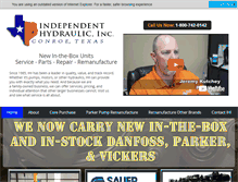 Tablet Screenshot of independenthydraulic.net